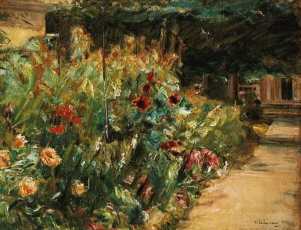 Peça de flores no jardim do artista em Wannsee – Max Liebermann Max Liebermann Master Apollon