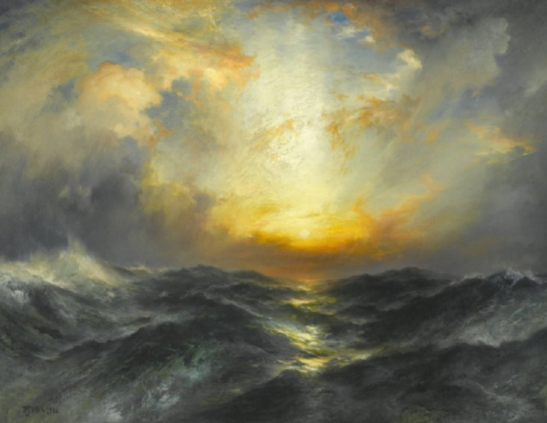 Pôr do sol no mar – Thomas Moran Thomas Moran Master Apollon