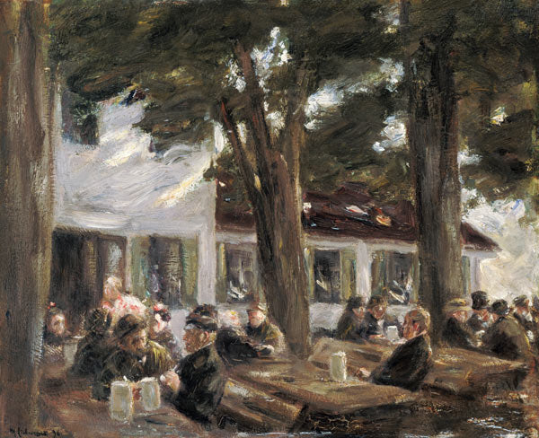 Terraço de brasserie em Brannenburg – Max Liebermann Max Liebermann Master Apollon