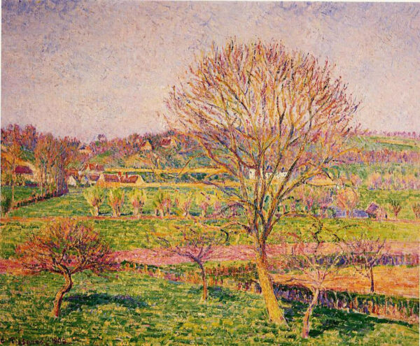 Gros noyer em Eragny – Camille Pissarro Camille Pissarro Master Apollon