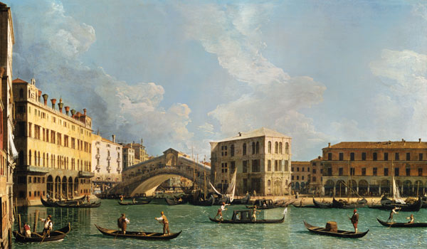 Vista da ponte de Rialto, desde o norte – Canal Giovanni Antonio Giovanni Antonio Canal Master Apollon