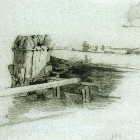 Barco no Muro de Arrimo – John Henry Twachtman John Henry Twachtman Master Apollon