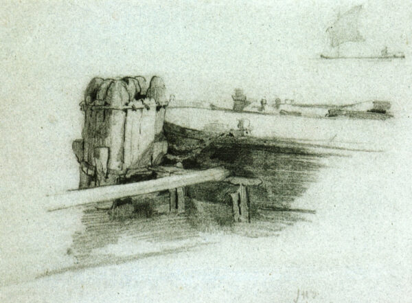 Barco no Muro de Arrimo – John Henry Twachtman John Henry Twachtman Master Apollon