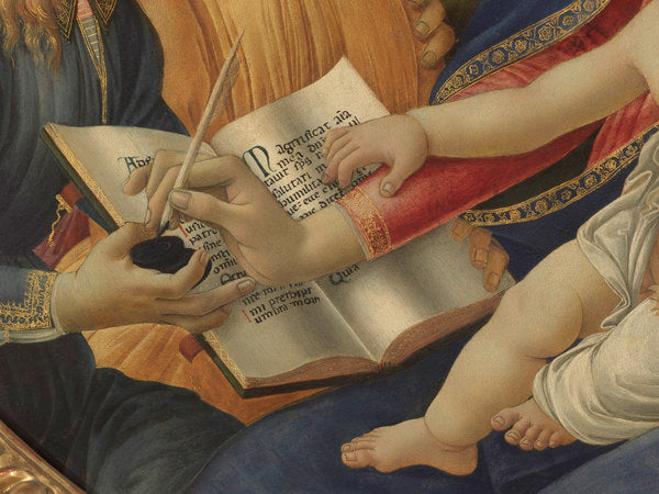 Madonna Magnificat, detalhe – Sandro Botticelli Sandro Botticelli Master Apollon