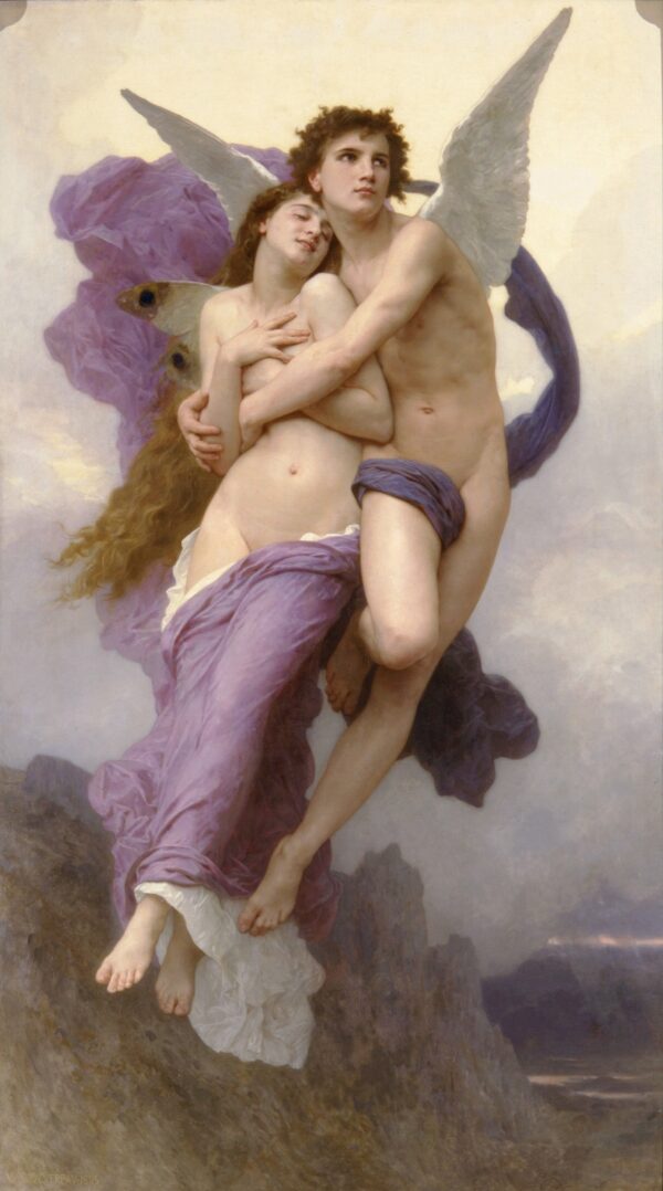 O arrebatamento de Psique – William Bouguereau William Bouguereau Master Apollon