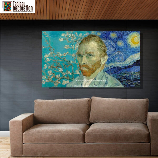 Retrato de Van Gogh em Tableau Vincent Van Gogh Master Apollon 3