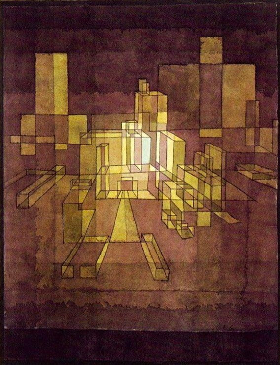 Perspectiva da cidade, 1928 – Paul Klee Paul Klee Master Apollon