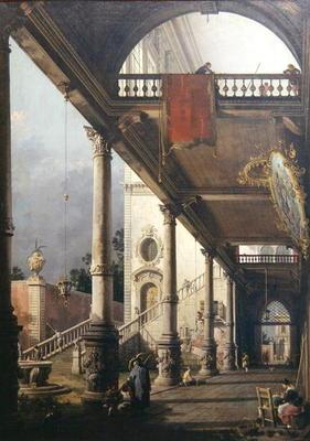 Capriccio de uma colunata, 1765 (óleo sobre tela) – Giovanni Antonio Canal Giovanni Antonio Canal Master Apollon