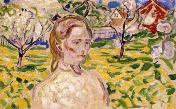 Jovem mulher e botões de ouro – Edvard Munch Edvard Munch Master Apollon