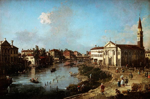 Dolo na Brenta, com a igreja de São Rocco e a Villa Zanon-Bon – Giovanni Antonio Canal Giovanni Antonio Canal Master Apollon