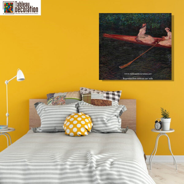 Em canoa no Epte – Quadro de Monet Claude Monet Master Apollon 4