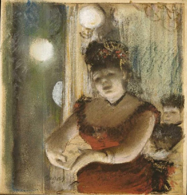 Cantora no Café – Edgar Degas Edgar Degas Master Apollon