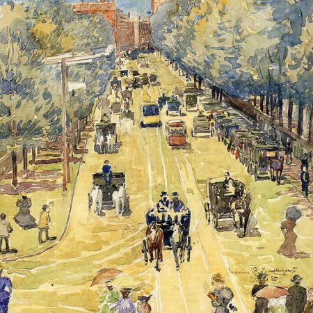 Charles Street, Boston – Maurice Prendergast Maurice Prendergast Master Apollon