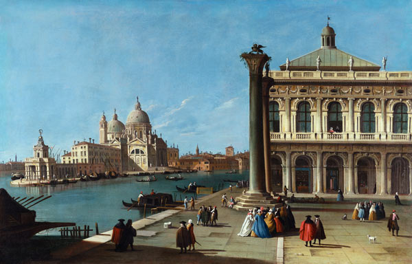 Entrada do Grande Canal, Veneza, com a Piazzetta e a igreja de Santa Maria Della Salute – Giovanni Antonio Canal Giovanni Antonio Canal Master Apollon