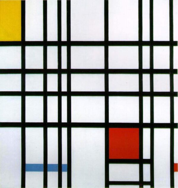 Composição com vermelho, amarelo e azul – Mondrian Piet Mondrian Master Apollon