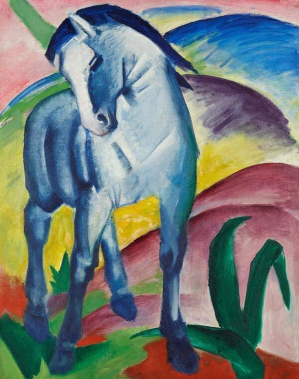 Cavalo azul I – Franz Marc Franz Marc Master Apollon