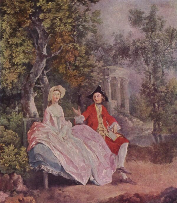 Conversa em um parque – Thomas Gainsborough Thomas Gainsborough Master Apollon