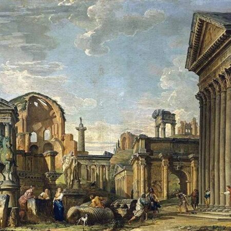 Capriccio arquitetônico, 1730 – Giovanni Paolo Panini Giovanni Paolo Panini Master Apollon