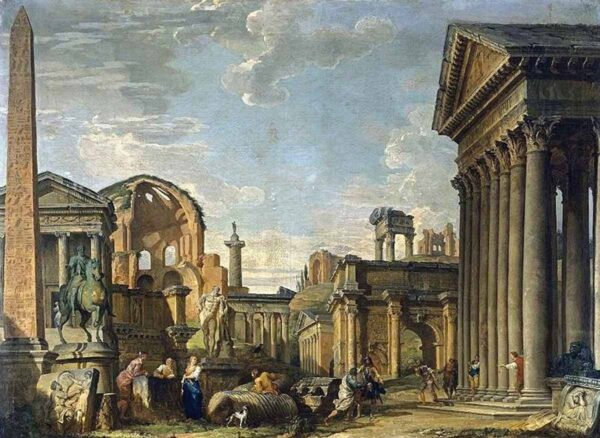 Capriccio arquitetônico, 1730 – Giovanni Paolo Panini Giovanni Paolo Panini Master Apollon