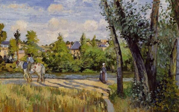 Paisagem, sol luminoso, Pontoise – Camille Pissarro Camille Pissarro Master Apollon