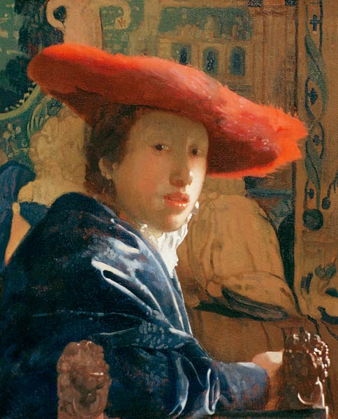 A Menina do Chapéu Vermelho – Johannes Vermeer Johannes Vermeer Master Apollon