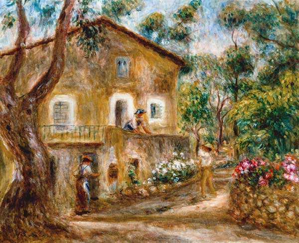 A casa de Collettes em Cagnes – Pierre-Auguste Renoir Pierre-Auguste Renoir Master Apollon