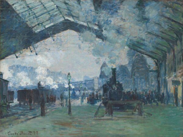 A Estação Saint-Lazare, o trem da Normandia – Claude Monet Claude Monet Master Apollon