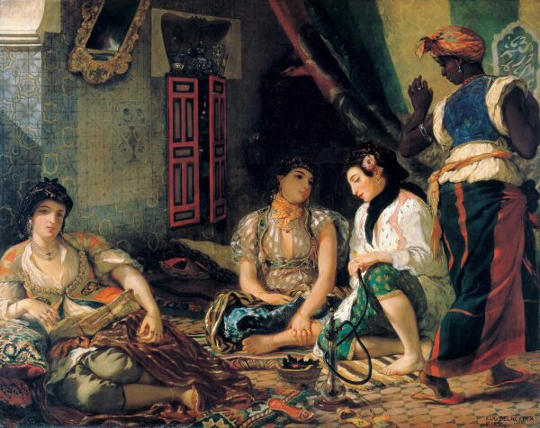 Mulheres de Argel em seu apartamento – Eugène Delacroix Eugène Delacroix Master Apollon