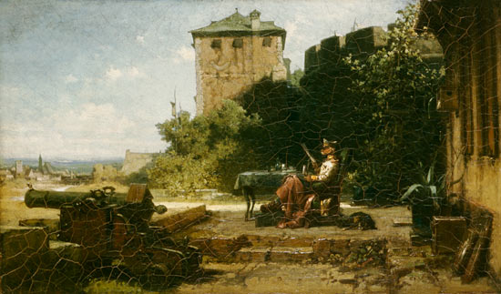 O comandante da fortaleza idoso – Carl Spitzweg Carl Spitzweg Master Apollon