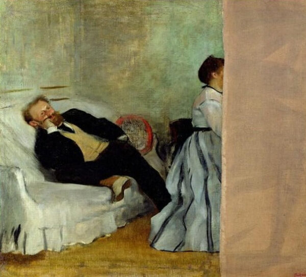 O pintor Edouard Manet com sua esposa Suzanne – Edouard Manet Édouard Manet Master Apollon