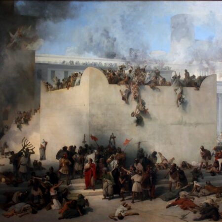 A destruição do templo de Jerusalém – Francesco Hayez Francesco Hayez Master Apollon