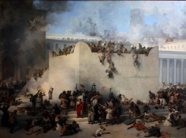 A destruição do templo de Jerusalém – Francesco Hayez Francesco Hayez Master Apollon