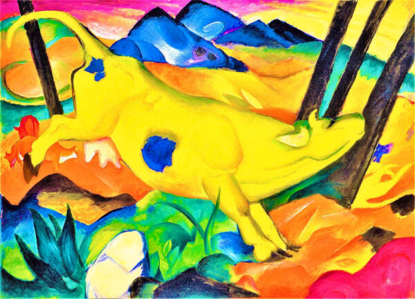 A Vaca Amarela – Franz Marc Franz Marc Master Apollon