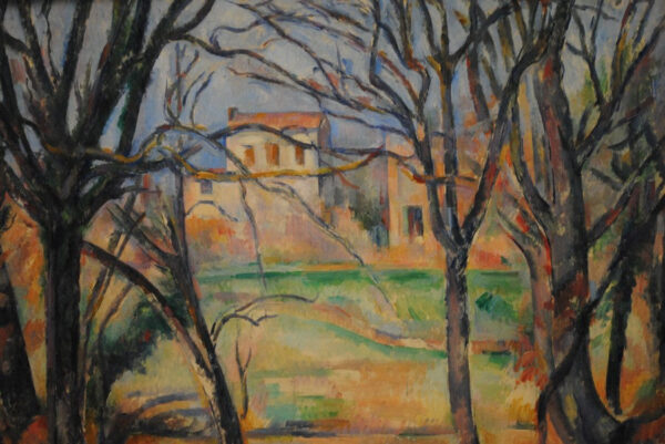 Casas e árvores – Paul Cézanne Paul Cézanne Master Apollon