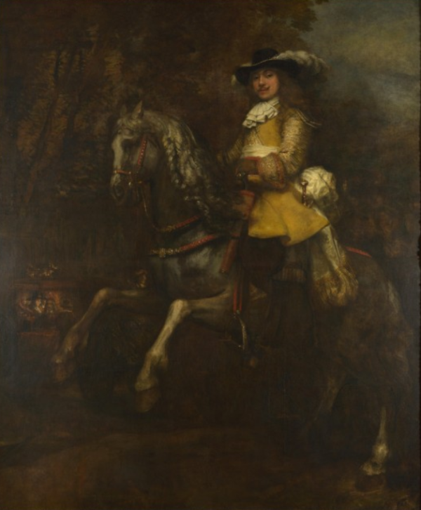 Retrato de Frederick Rihel a cavalo – Rembrandt van Rijn Rembrandt van Rijn Master Apollon