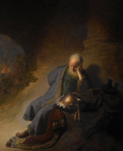 Lamentações de Jeremias sobre a destruição de Jerusalém – Rembrandt van Rijn Rembrandt van Rijn Master Apollon