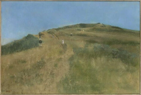 Paisagem de duna diante de uma costa íngreme – Edgar Degas Edgar Degas Master Apollon