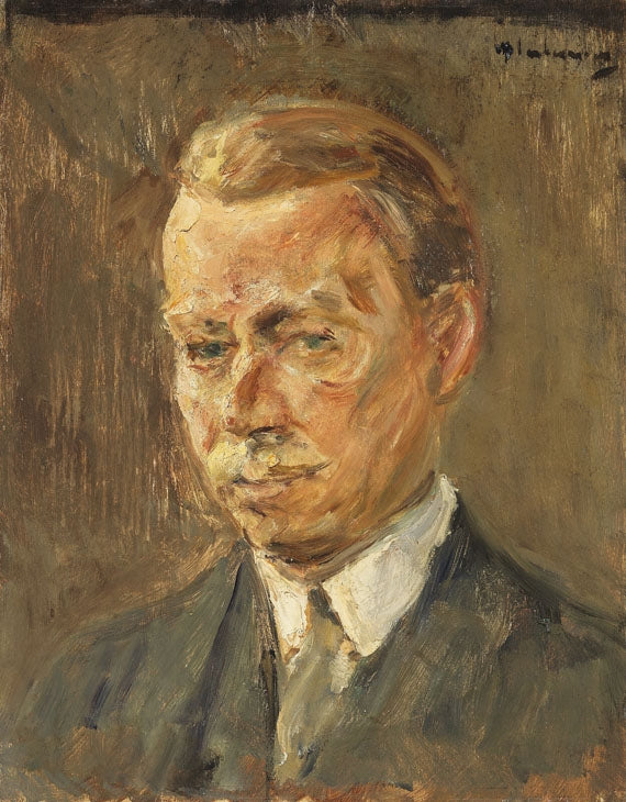 Retrato de Erich Hancke – estudo de cabeça – Max Liebermann Max Liebermann Master Apollon