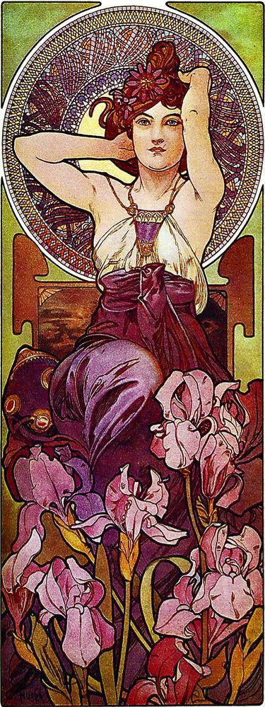 Pedras preciosas: ametista – Mucha Alphonse Mucha Master Apollon