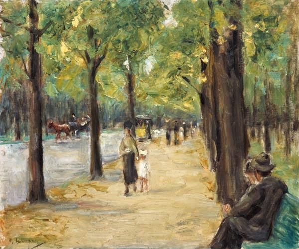 No jardim zoológico de Berlim – Max Liebermann Max Liebermann Master Apollon