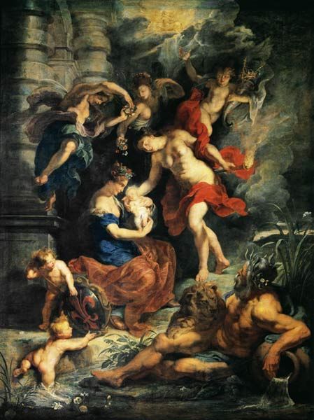 Ciclo de Médicis: O nascimento de Maria de Médicis – Peter Paul Rubens Peter Paul Rubens Master Apollon