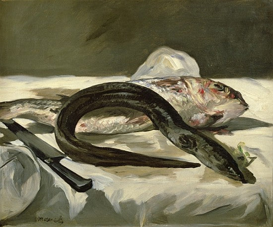 Enguia e Robalo de Rocha – Edouard Manet Édouard Manet Master Apollon