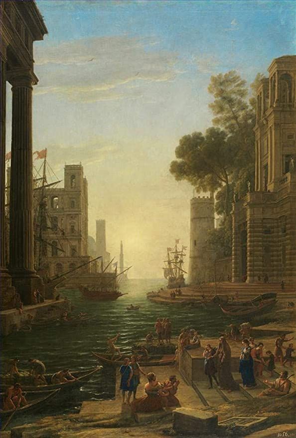 Embarque de Santa Paula Romana em Óstia – Claude Lorrain Claude Lorrain Master Apollon