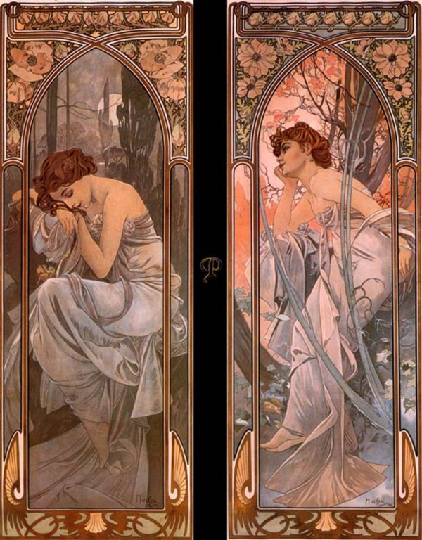 Rêverie do anoitecer (sono noturno) – Mucha Alphonse Mucha Master Apollon