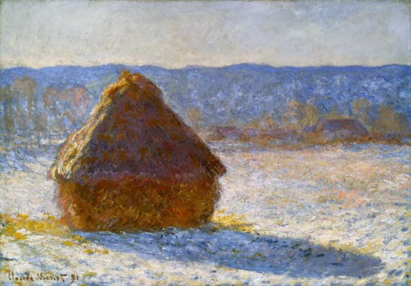 Meule, efeito de neve, pela manhã – Claude Monet Claude Monet Master Apollon