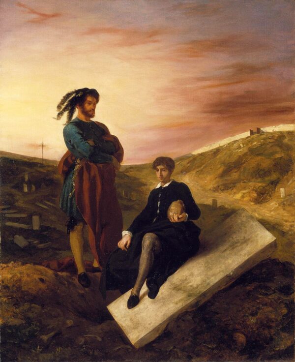 Hamlet e Horácio no cemitério 1835 – Eugène Delacroix Eugène Delacroix Master Apollon