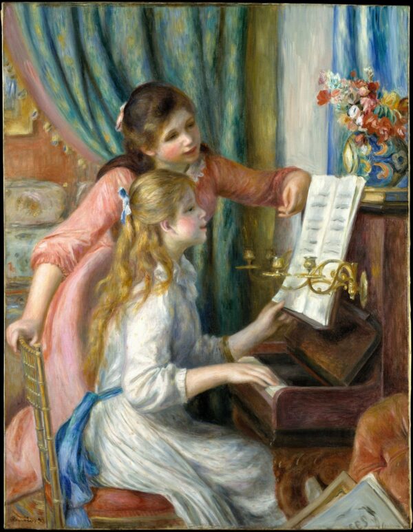 Duas meninas ao piano 1892 – Pierre-Auguste Renoir Pierre-Auguste Renoir Master Apollon