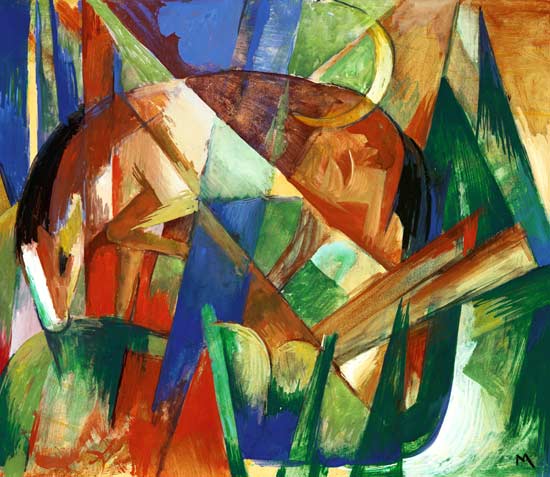 Besta fabulosa II (cavalo) – Franz Marc Franz Marc Master Apollon