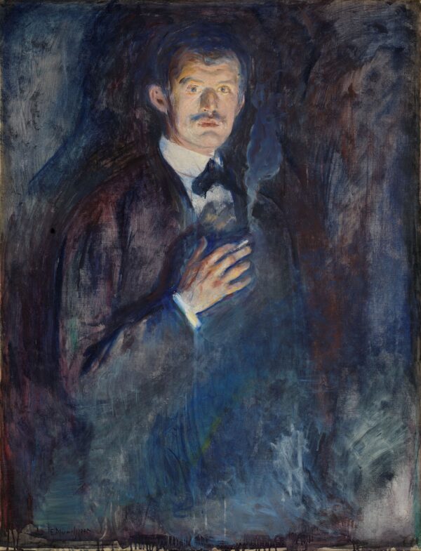 Autorretrato com um cigarro – Edvard Munch Edvard Munch Master Apollon