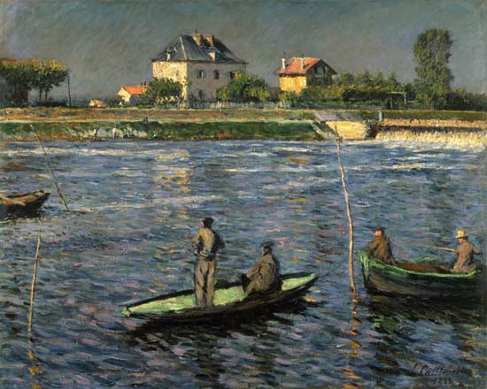 Botes de pescadores no Sena – Caillebotte Gustave Caillebotte Master Apollon